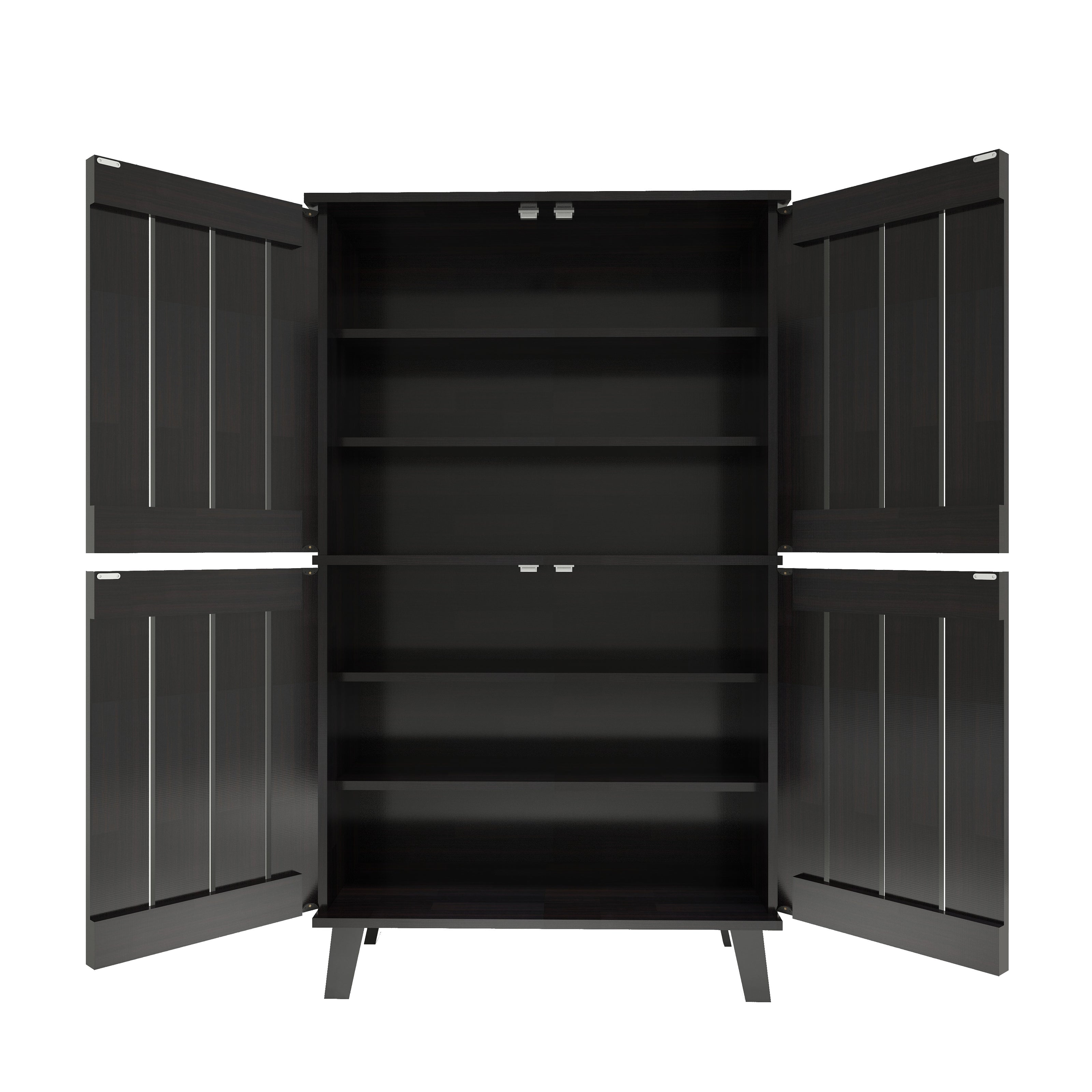 خزانة أحذية جوهاني بأربعة أبواب بلون وينج