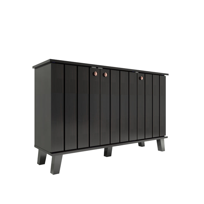 خزانة أحذية جوهاني بثلاثة أبواب بلون وينج