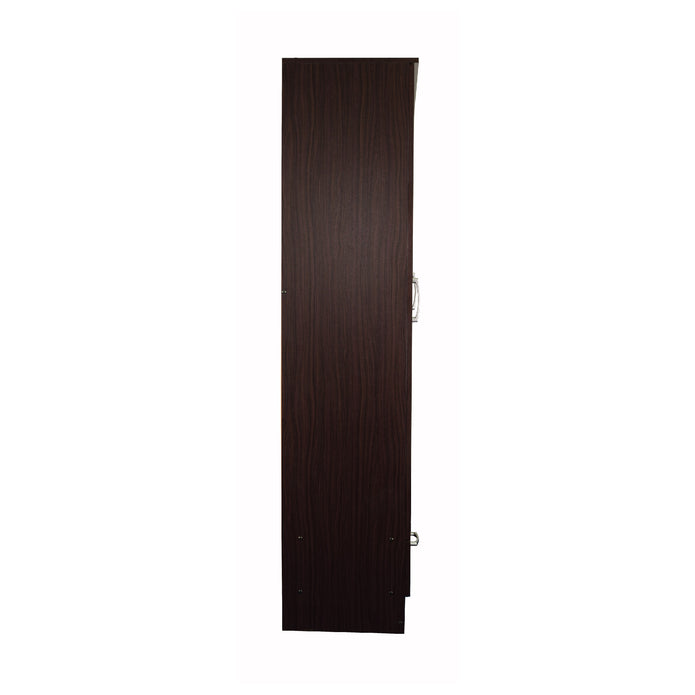 Housen 4-Door Wardrobe with Shelves (Engineered Wood)