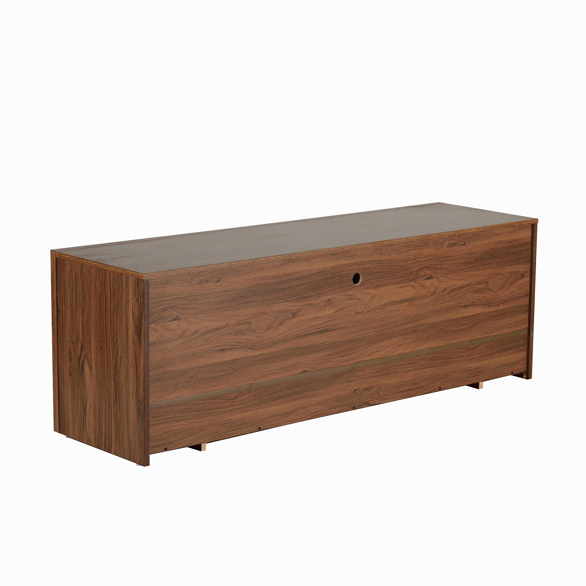 Yuko Wooden TV Unit with 2 Drawers – Columbia Walnut Finish