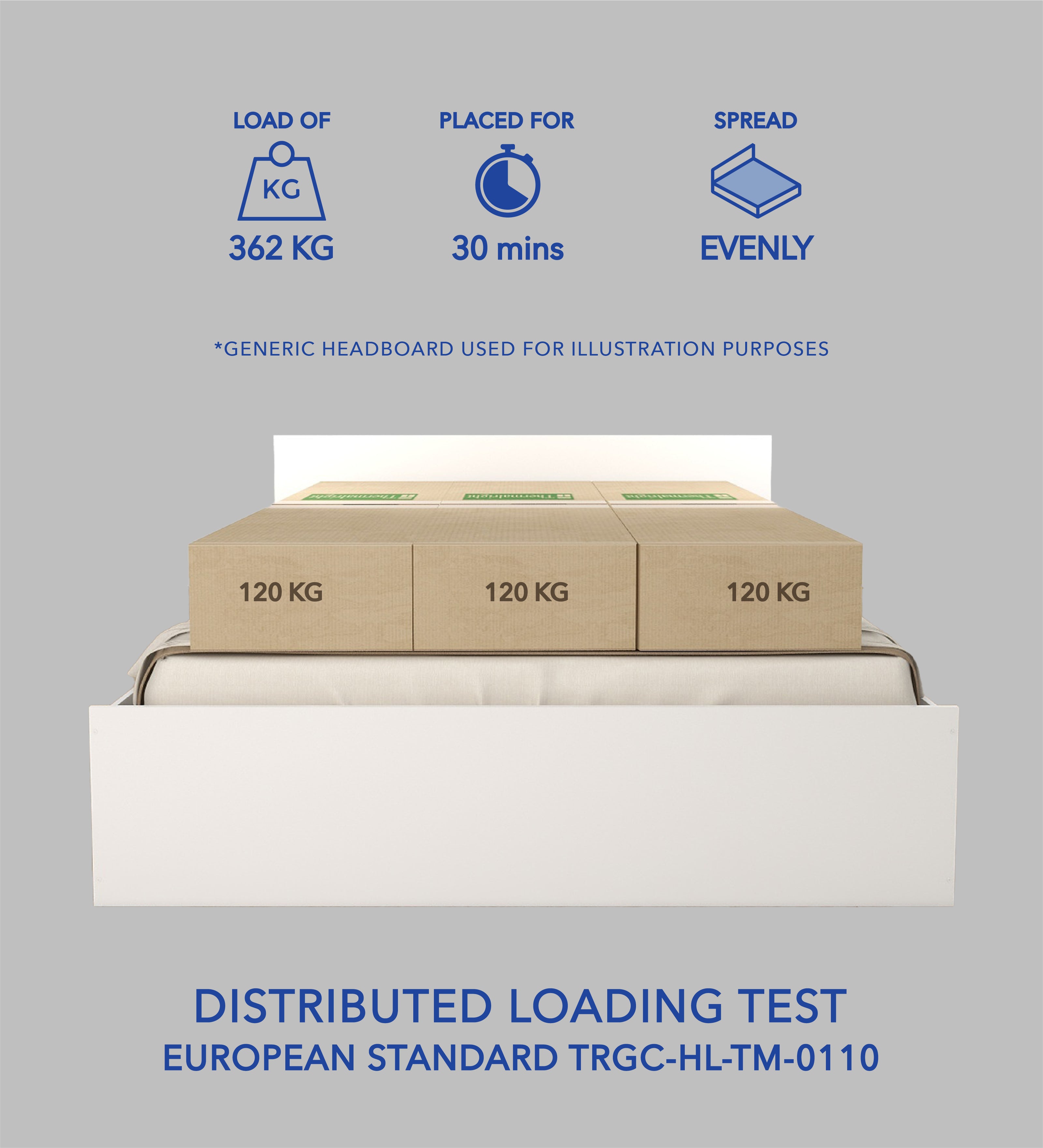 Chestnut Bed With Premium Leatherette Fabric And Box Storage - Queen Bed