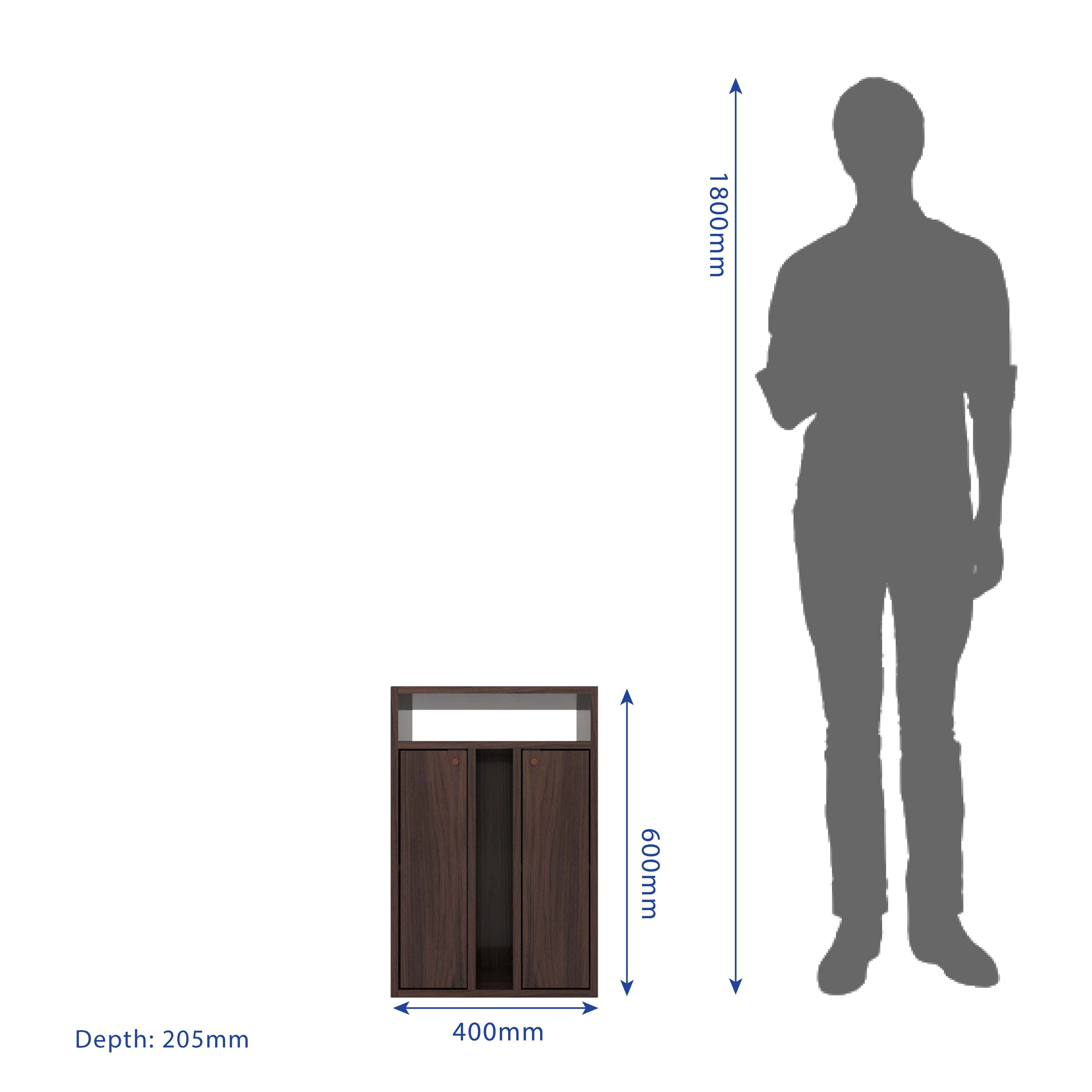 طاولة سرير رين - طاولة جانبية خشبية مدمجة مع درج تخزين