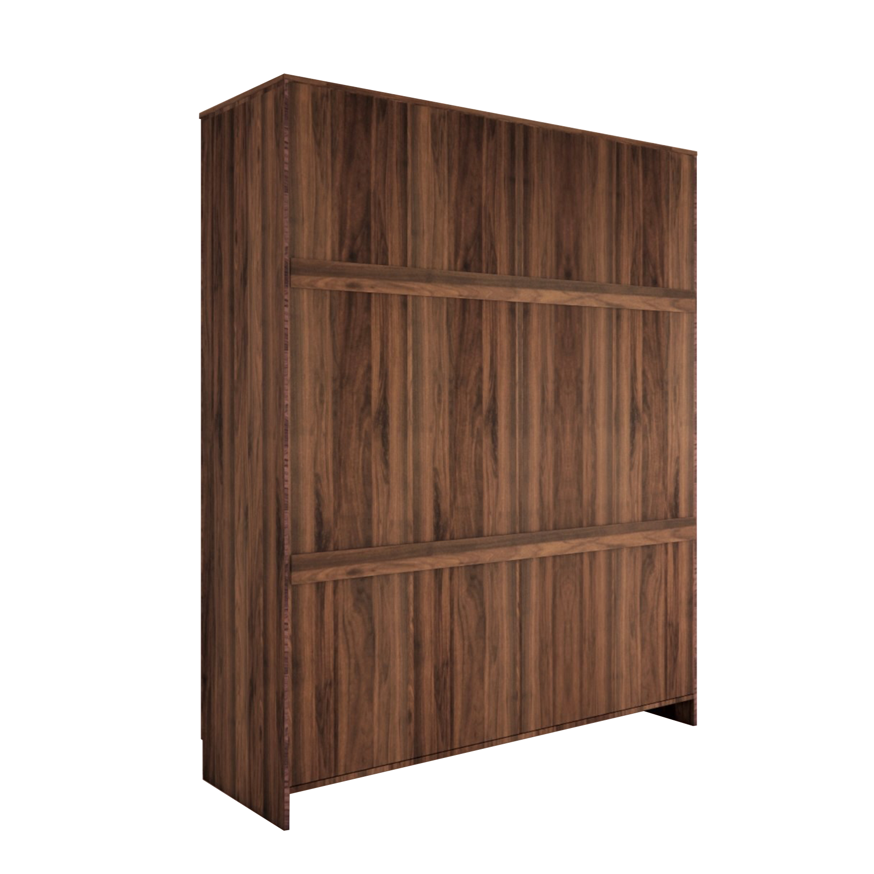 Julian 4-Door Engineered Wood Wardrobe with Mirror
