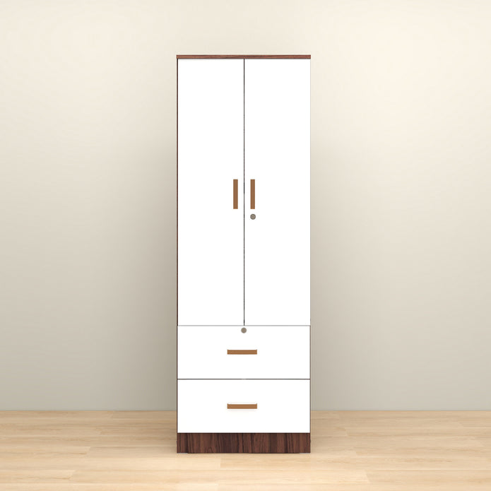 خزانة ملابس خشبية ببابين من رين – غرفة نوم مدمجة الميرة