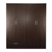 Housen 4-Door Wardrobe with Shelves (Engineered Wood)