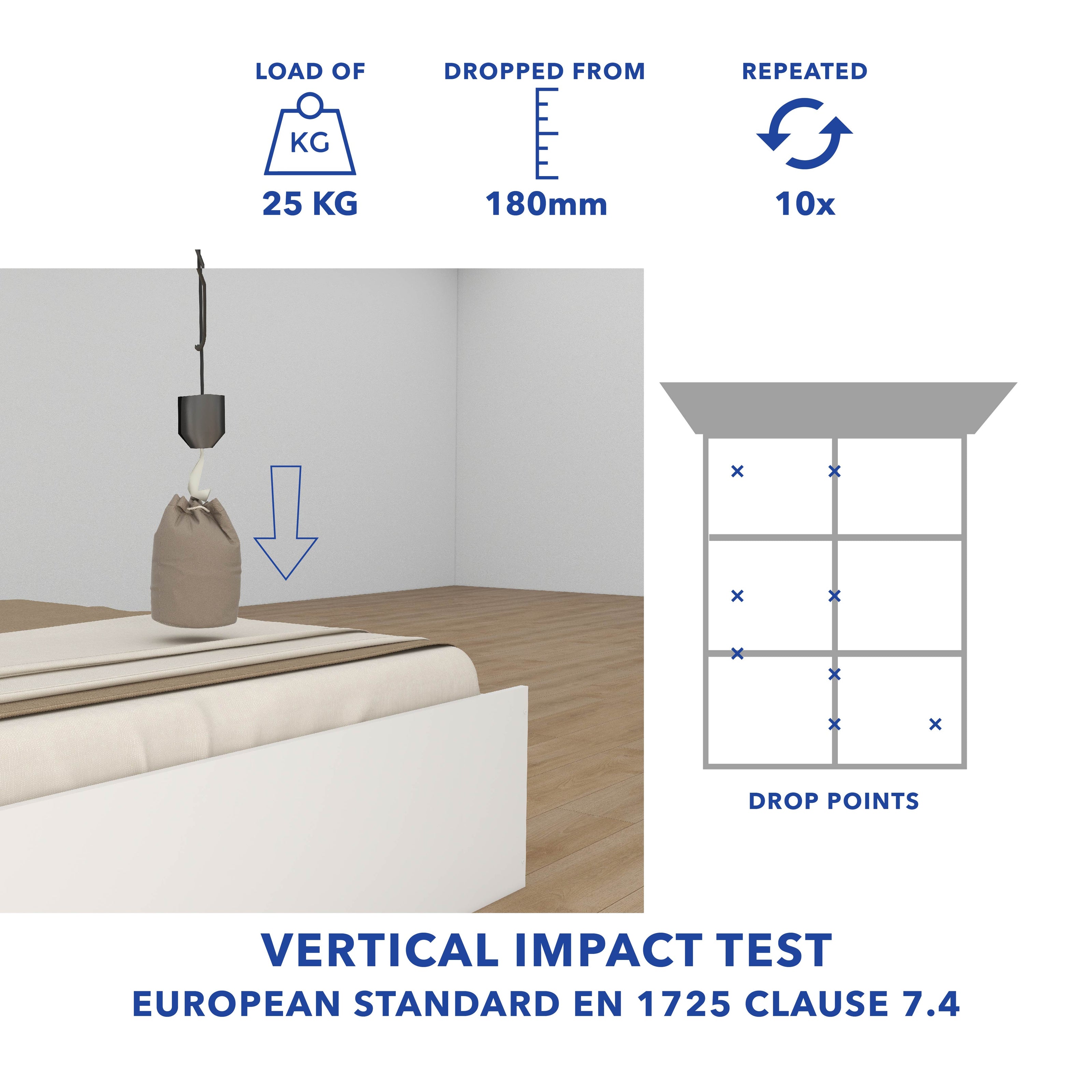 Luna Bed With Premium Fabric And Box Storage - King Bed