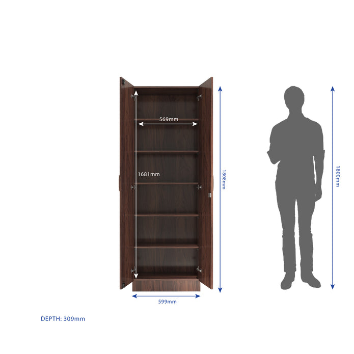 Kenzou 2 Door Wardrobe