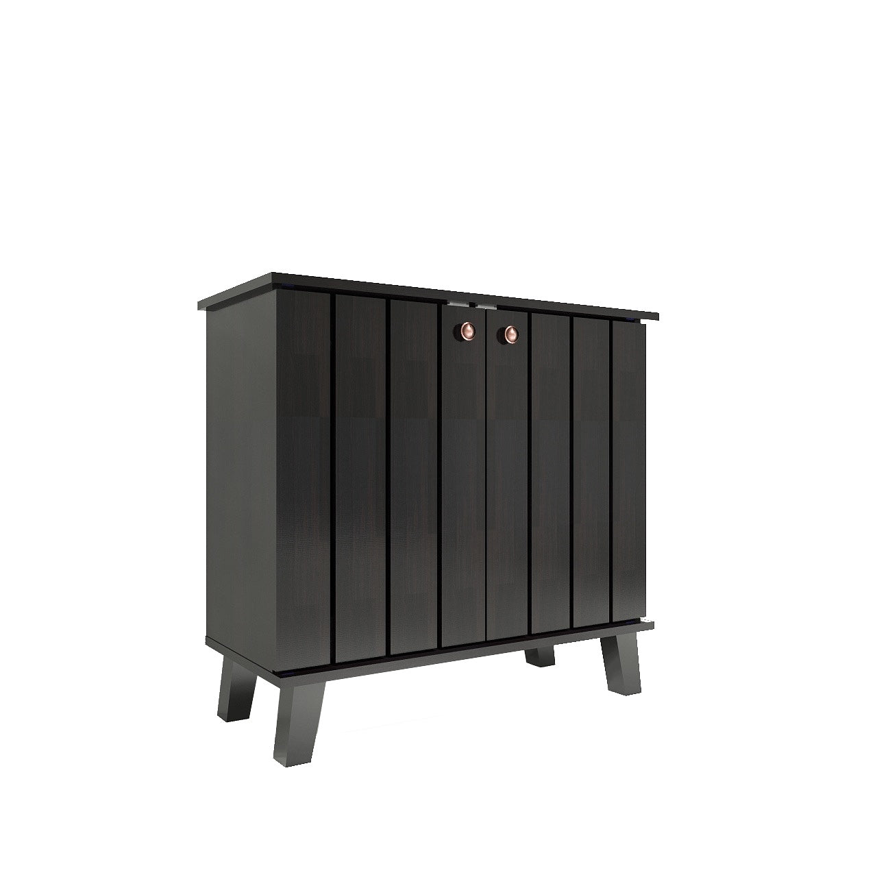 خزانة أحذية جوهاني ذات بابين بلون وينج