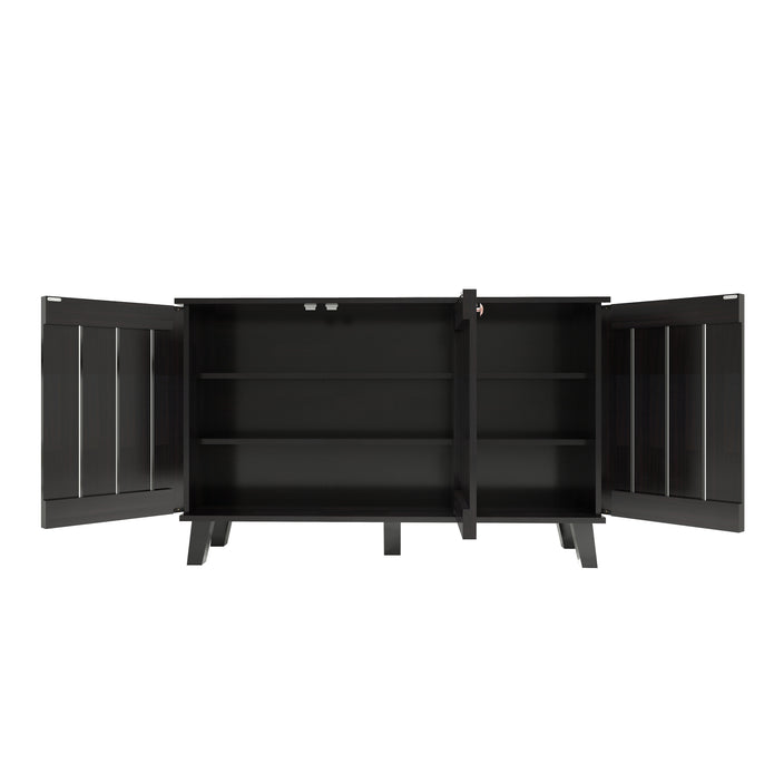 خزانة أحذية جوهاني بثلاثة أبواب بلون وينج