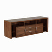 Yuko Wooden TV Unit with 2 Drawers – Columbia Walnut Finish