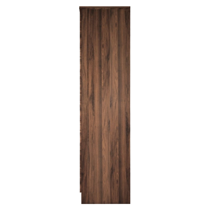 Julian 4-Door Engineered Wood Wardrobe with Mirror