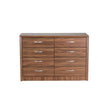 Yuko 8-Drawer Chest – Columbia Walnut Finish Wooden Storage Unit