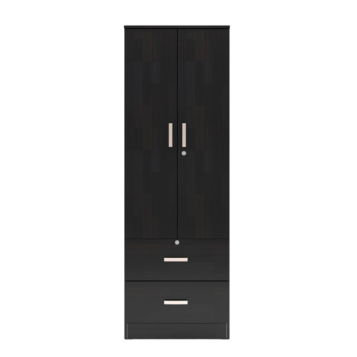 خزانة ملابس خشبية ببابين من رين – غرفة نوم مدمجة الميرة