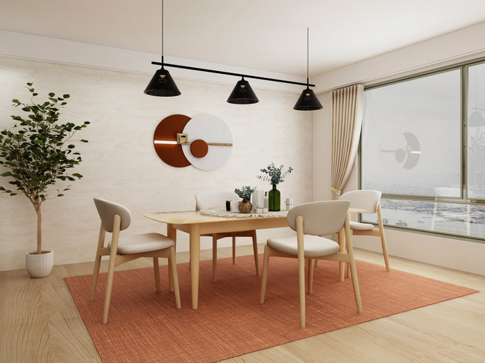 Arbor Dining Table - Dark Cappuccino Finish