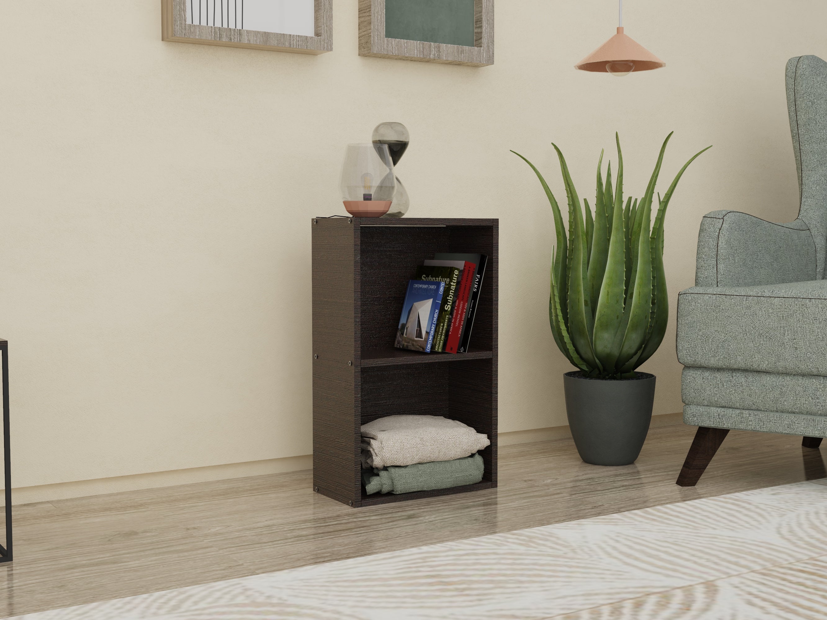 Aegiale Bed – Solid Wood Headboard with Box Storage