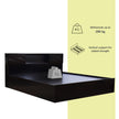 Euthenia Bed – Solid Wood Headboard with Box Storage