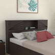 Galene Bed – Solid Wood Headboard with Box Storage