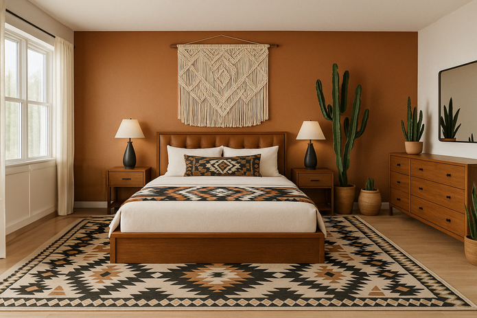 سرير خريفي بقماش فاخر وصندوق تخزين - سرير كينج