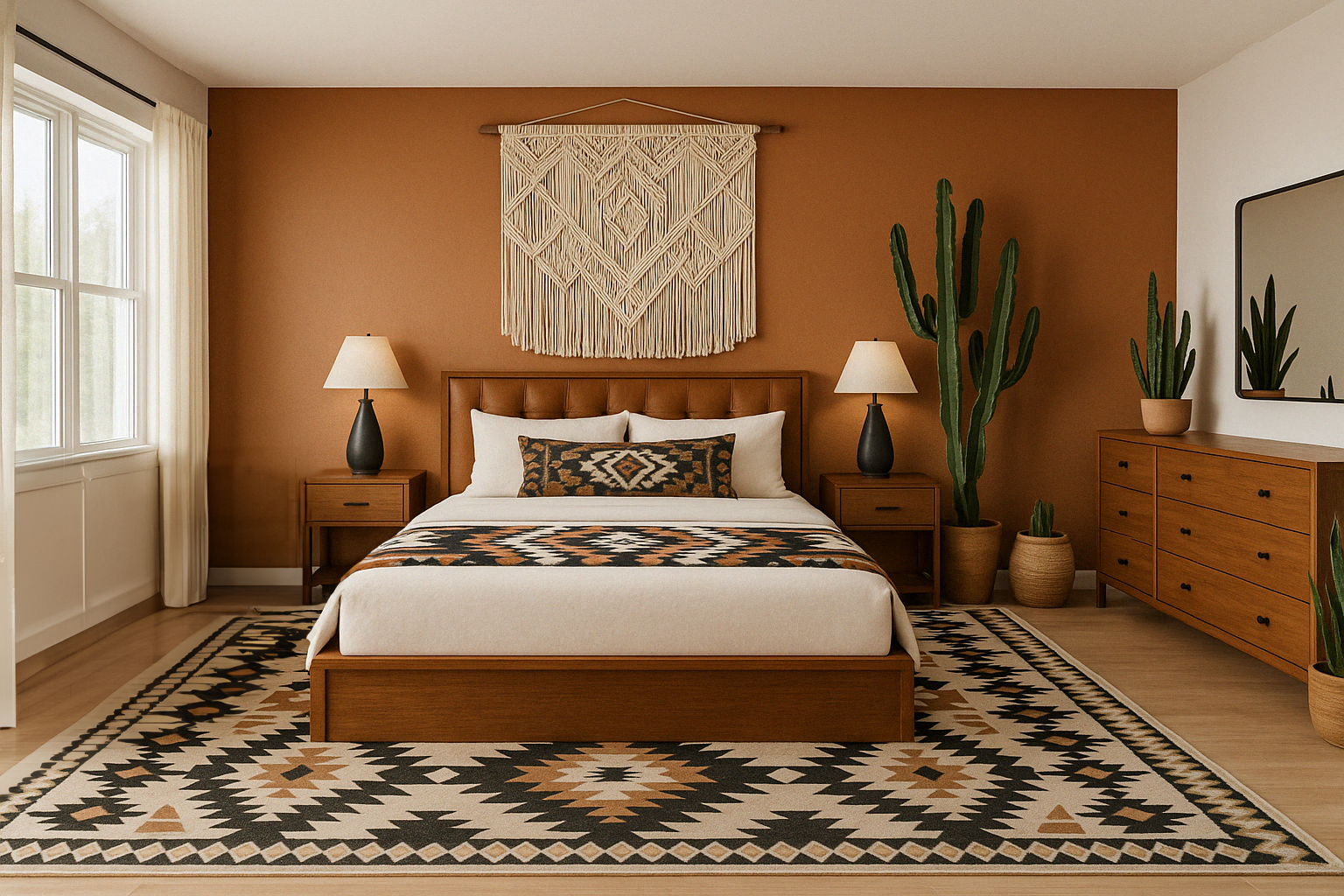 سرير خريفي بقماش فاخر وصندوق تخزين - سرير كينج