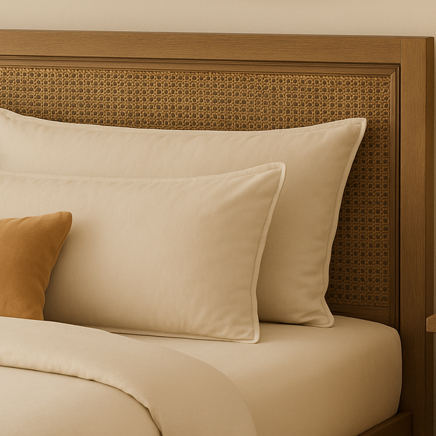 Alder Bed With Premium Fabric And Box Storage - King Bed