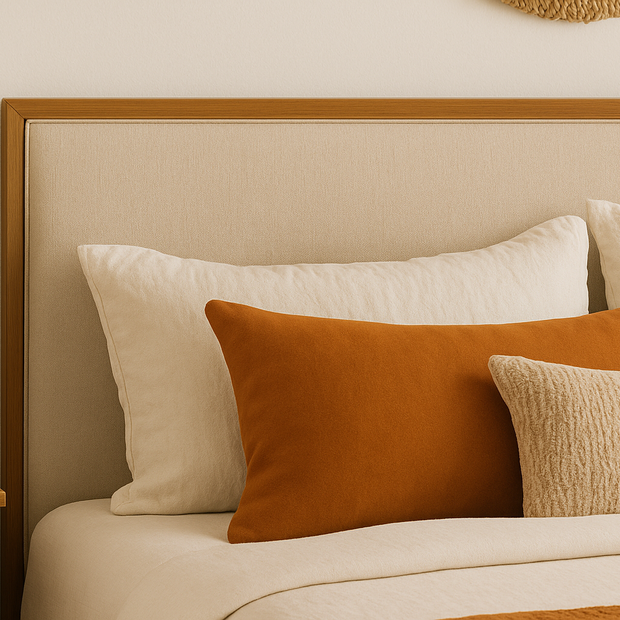 Clementine Bed With Premium Fabric And Box Storage - King Bed