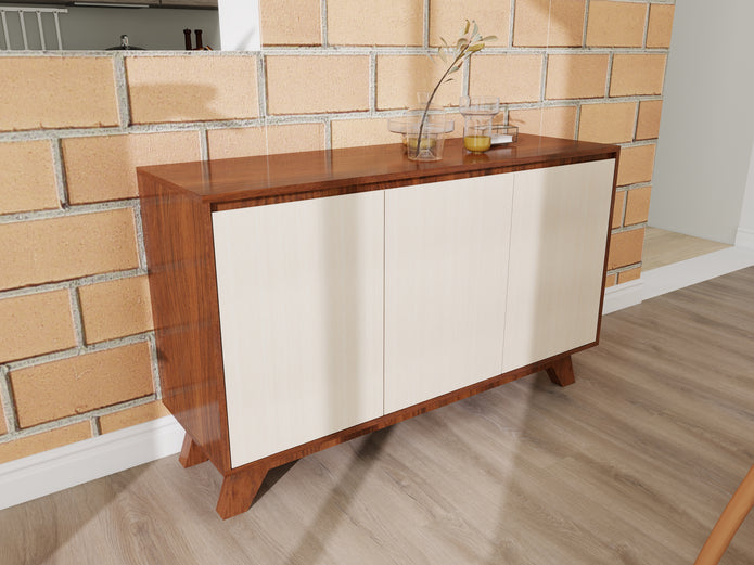 خزانة جانبية بوفيه - خزانة تخزين حديثة لتناول الطعام والمعيشة