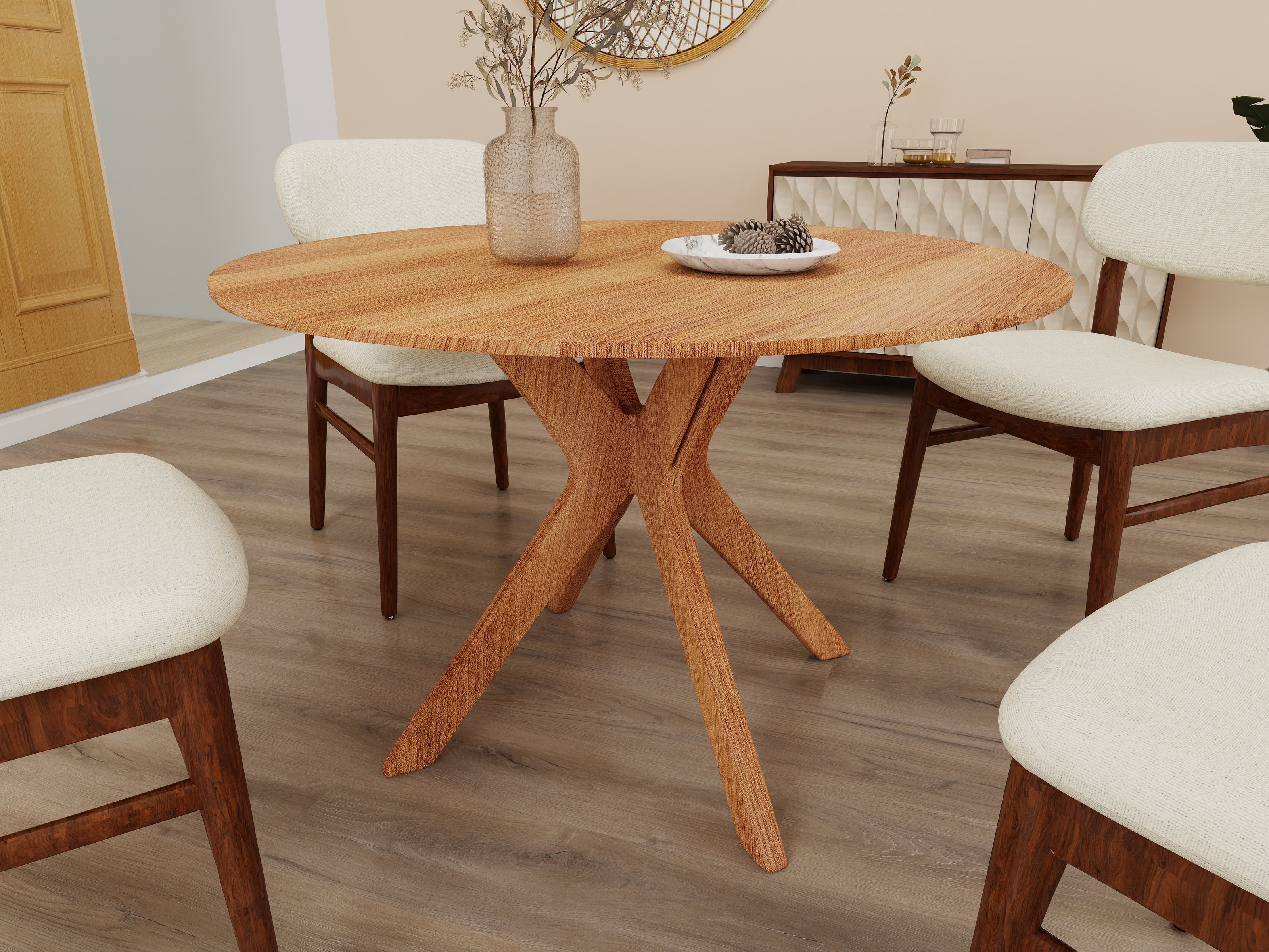 Crafted Poise — 9-Piece Premium Home Furniture Combo