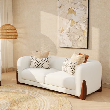 Caldera 3-seater sofa (off-white) in modern living room