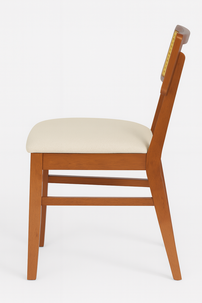 Mistral Dining Chair - Modern Upholstered Chair (Beige)