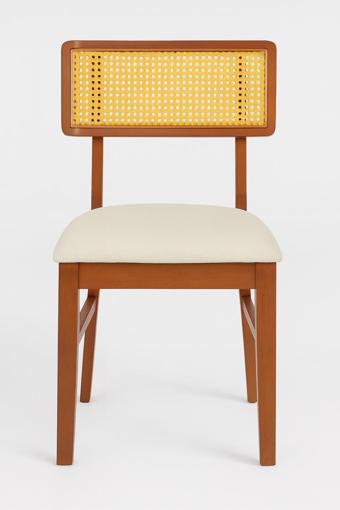 Mistral Dining Chair - Modern Upholstered Chair (Beige)