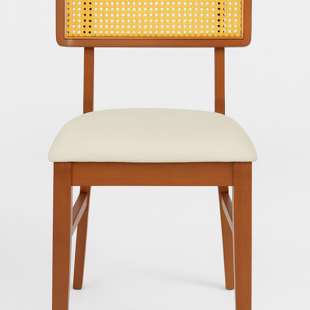 Mistral Dining Chair - Modern Upholstered Chair (Beige)