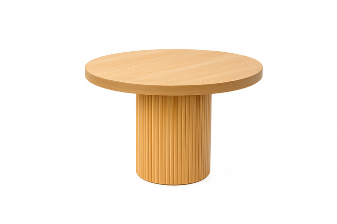 طاولة طعام أورلا - خشب صلب بلمسة نهائية من خشب الجوز الغني (4-6 مقاعد)