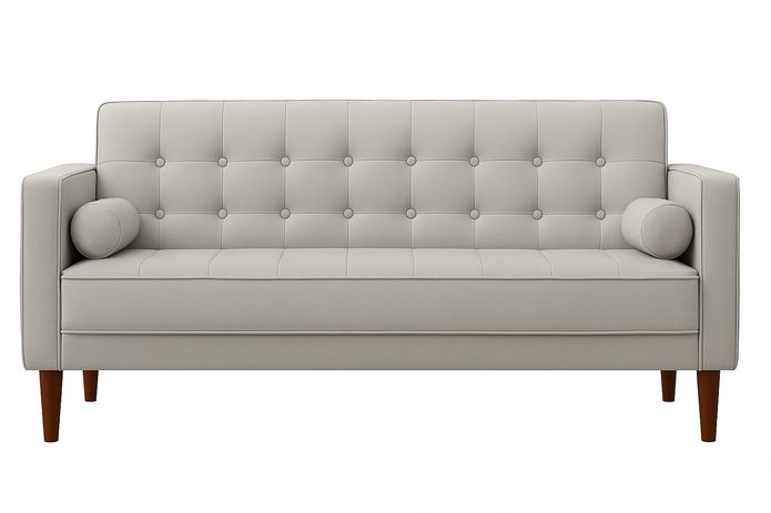 أريكة أركاديا ثلاثية المقاعد (رمادية)