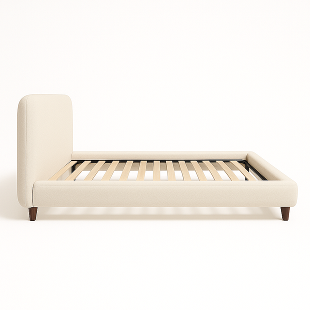Solterra Upholstered Bed (Off-White) - King & Queen