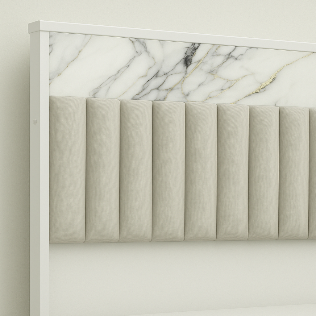 سرير لوسترا كينج سايز المنجد مع تخزين هيدروليكي