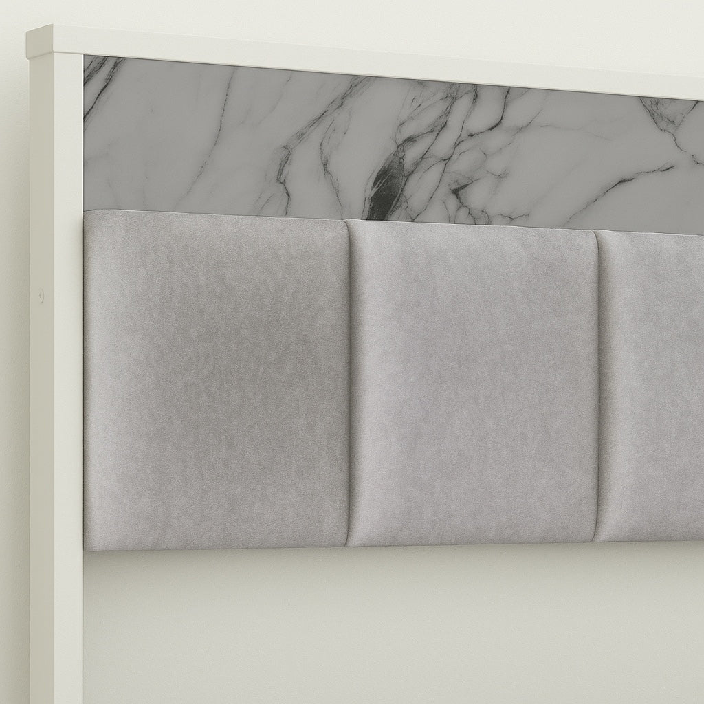 سرير أونيكس كينج سايز منجد مع صندوق تخزين