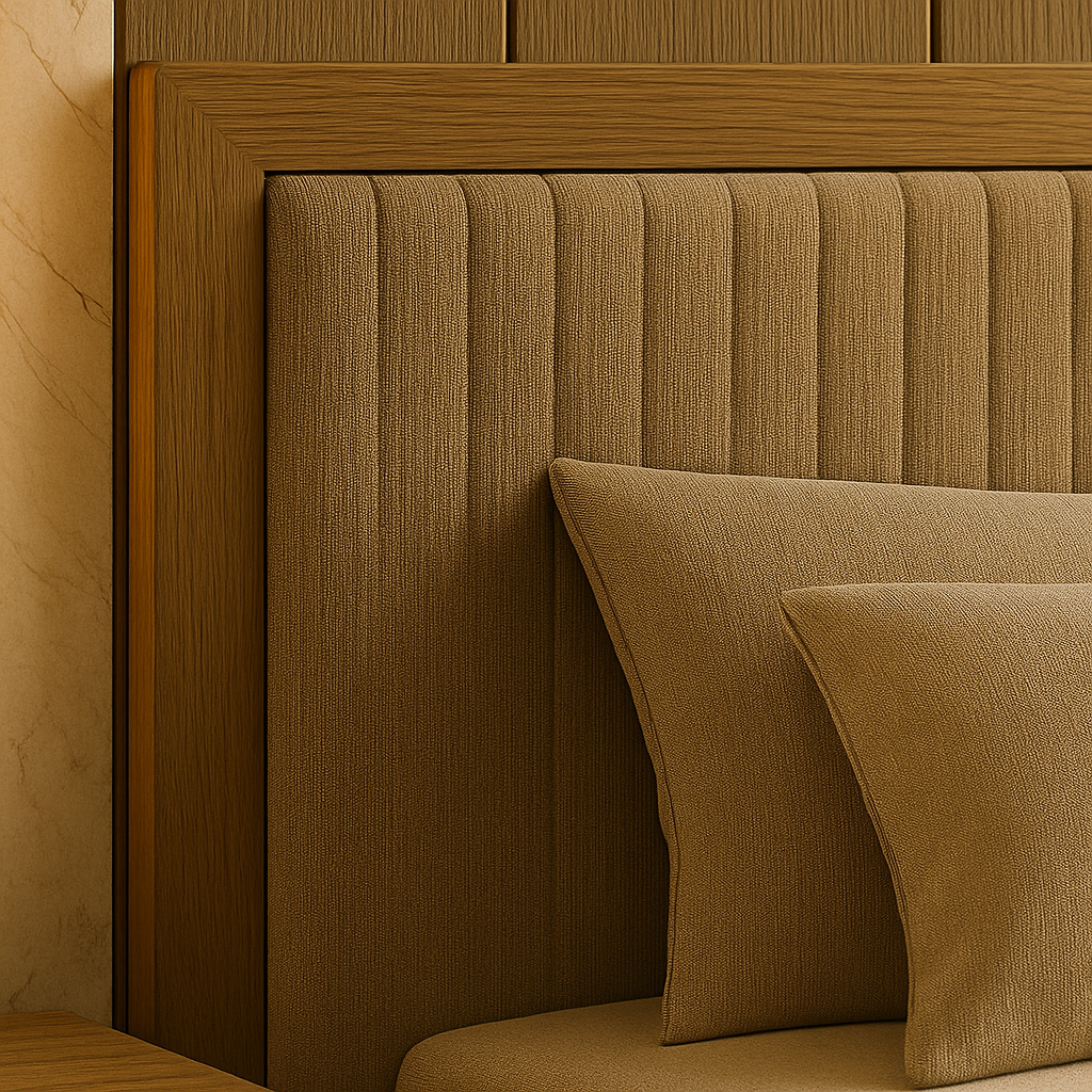 Romy King Size Upholstered Bed with Hydraulic Storage