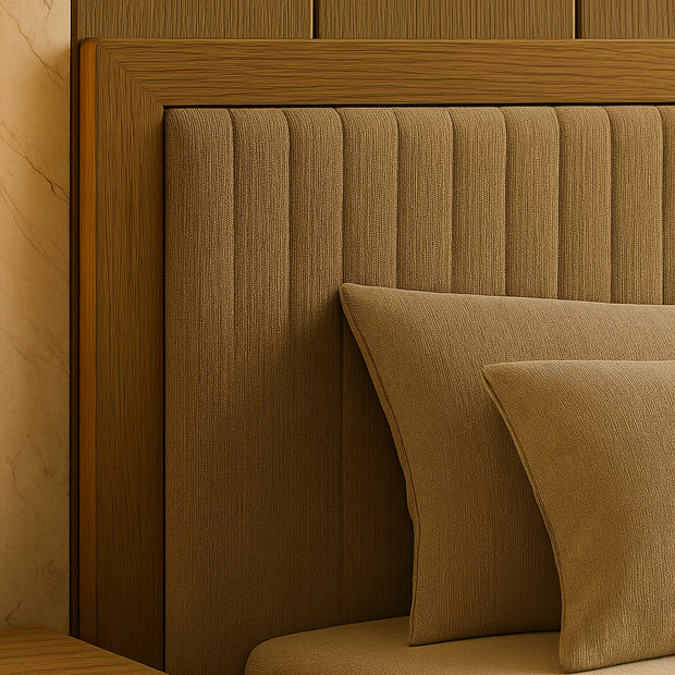 Romy King Size Upholstered Bed with Hydraulic Storage