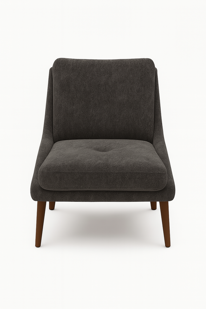 Mellow Edges Collection – Obsidian Armchair | Premium Modern Accent Chair
