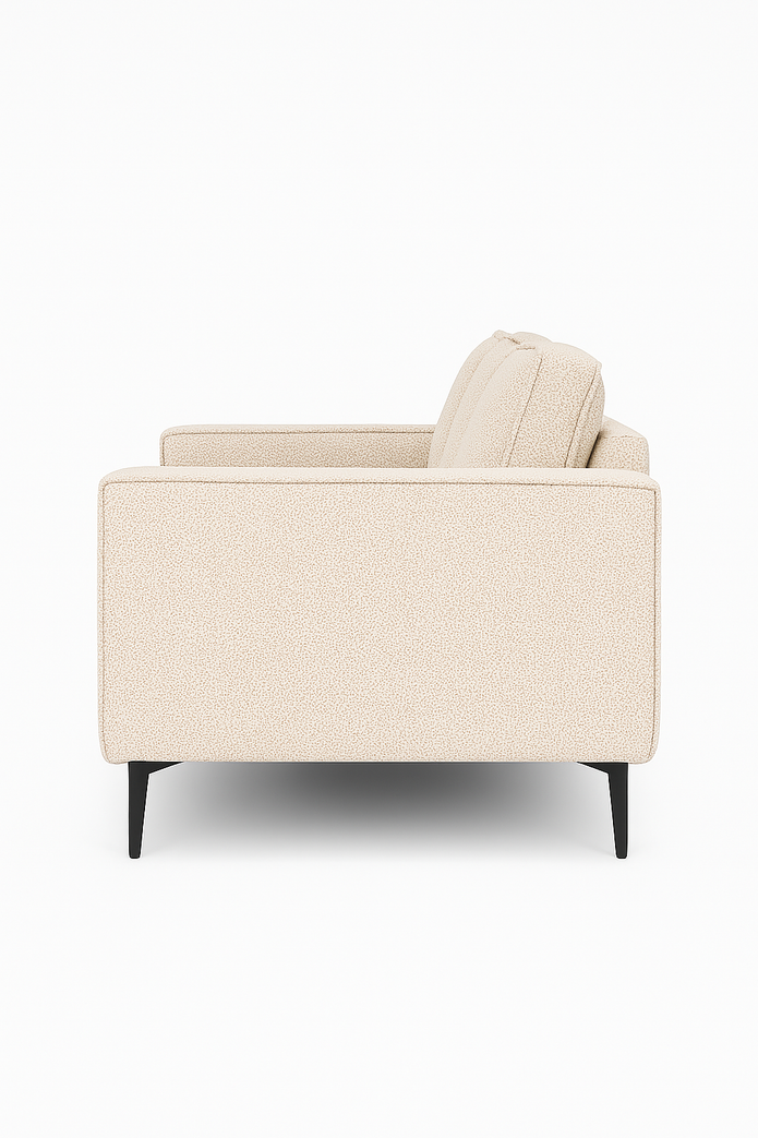 Sculpted Allure Collection – Brume 3-Seater Sofa | Modern Fabric Lounger