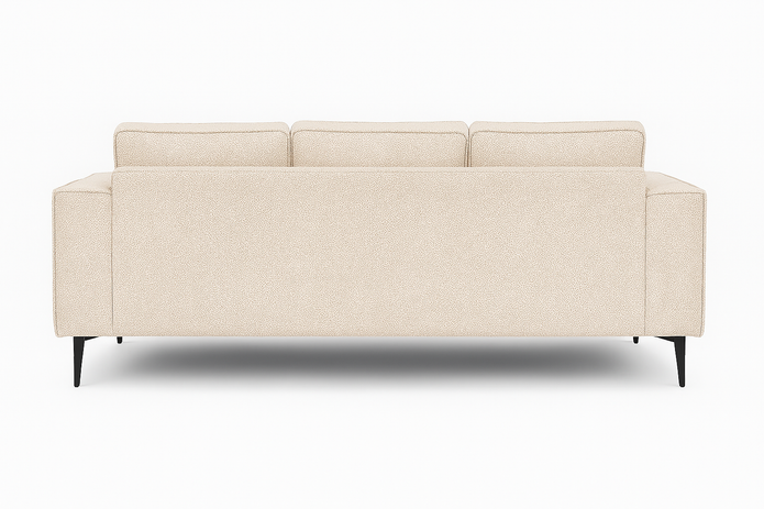 Sculpted Allure Collection – Brume 3-Seater Sofa | Modern Fabric Lounger