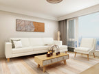 Tranquil Renewal — 9-Piece Premium Home Furniture Combo (Cream & Walnut)