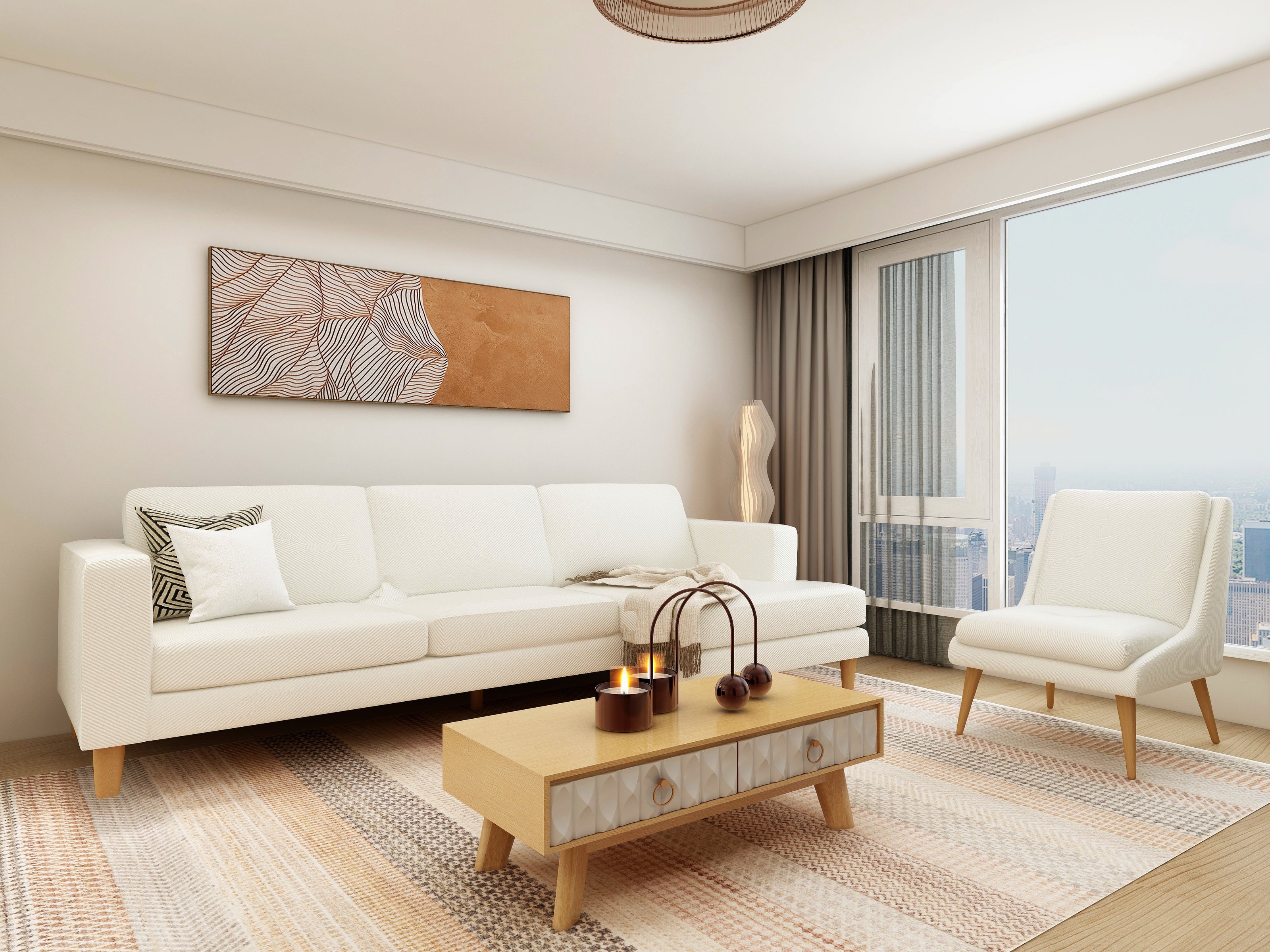 Axis 3-Seater Sofa | Tranquil Renewal Collection