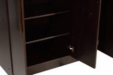 Prophasis 3-Door Engineered Wood Wardrobe – Modern Bedroom Almirah with Shelves & Hanging Space