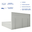 Calla King Size Upholstered Bed with Hydraulic Storage