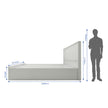 Calla King Size Upholstered Bed with Hydraulic Storage