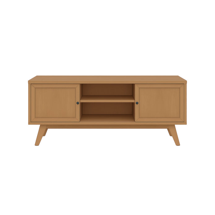Amara AV Unit - Honey Ash TV Console with Storage