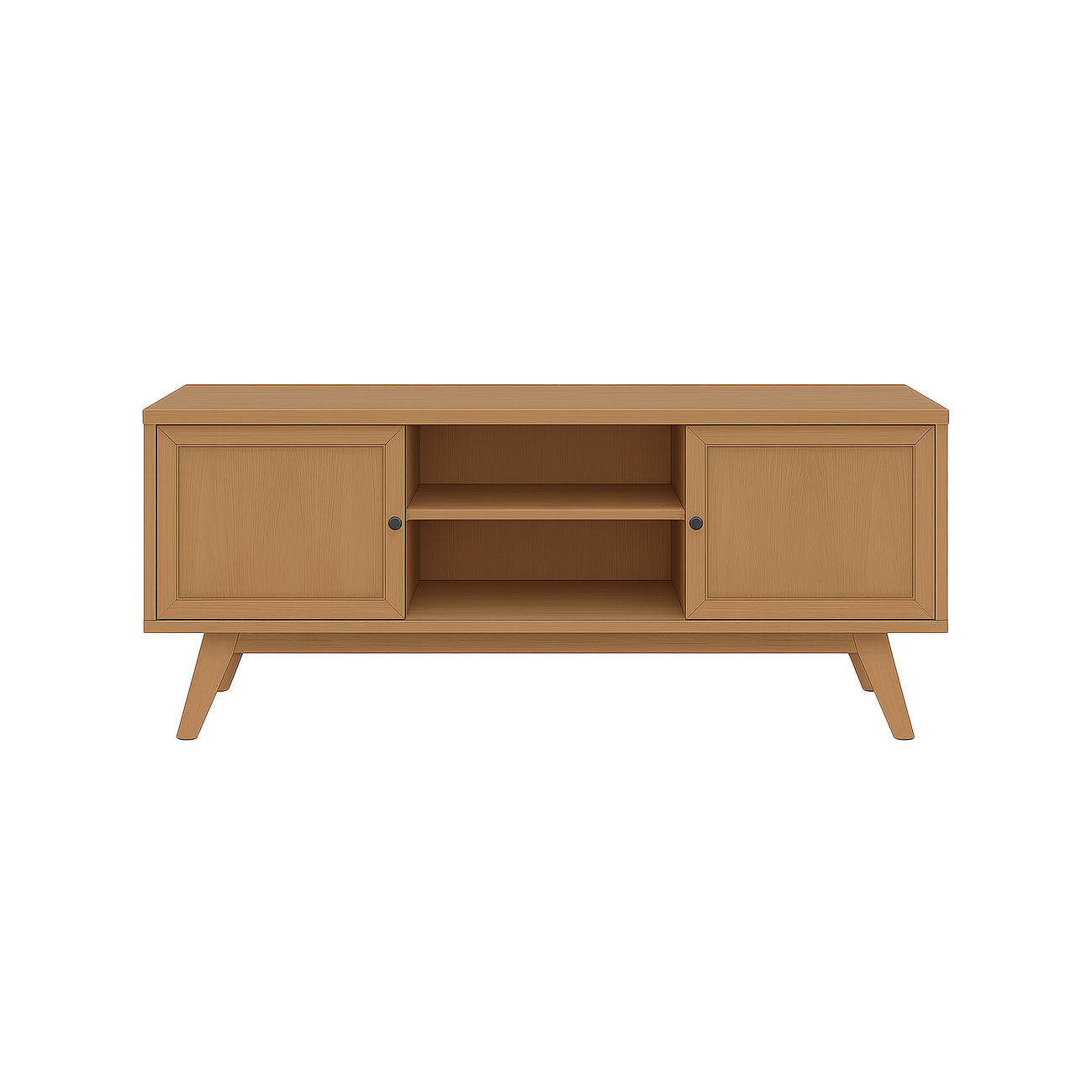 Amara AV Unit - Honey Ash TV Console with Storage