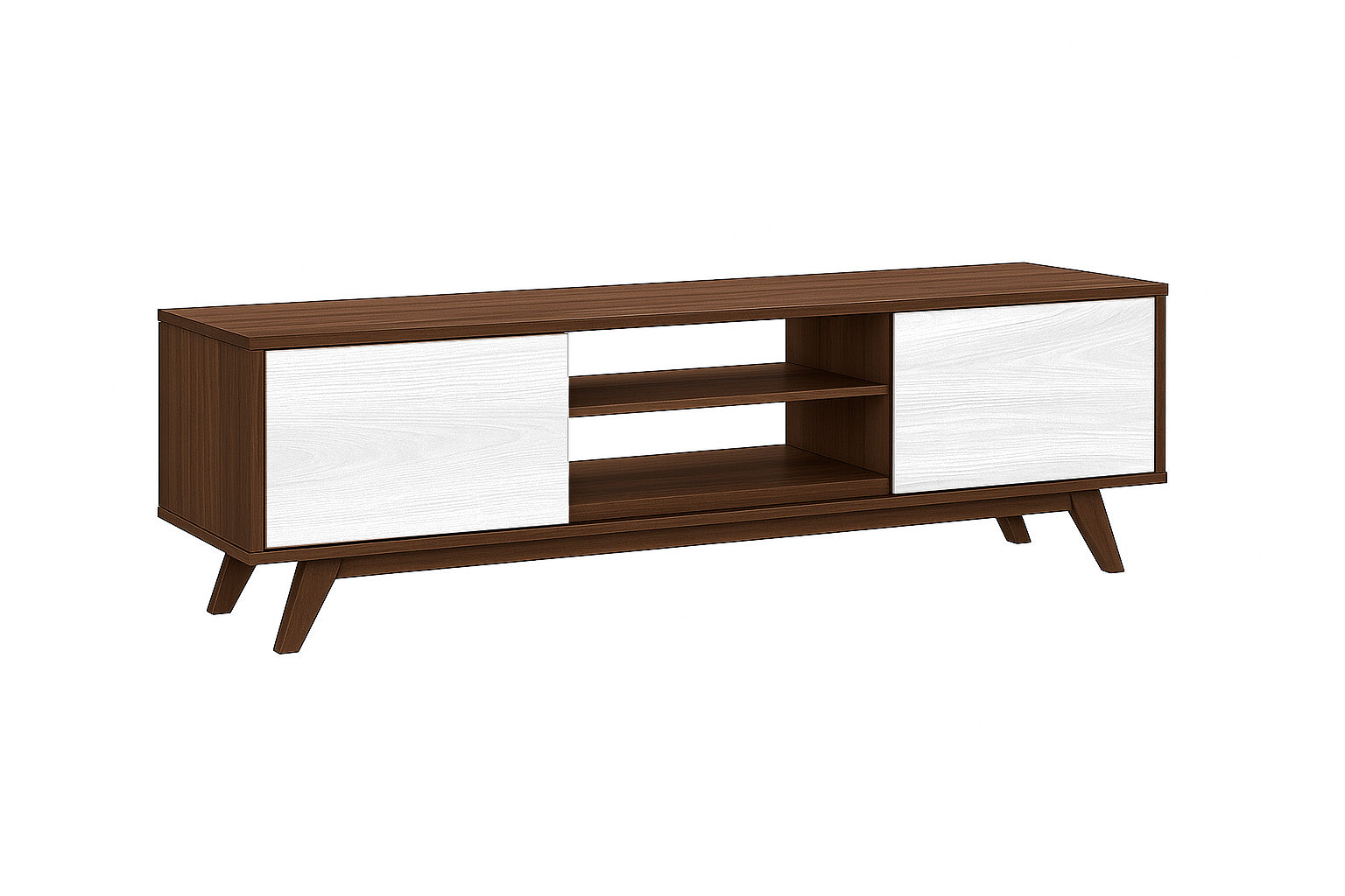 وحدة بوفيه AV - وحدة تلفزيون حديثة مع مساحة تخزين