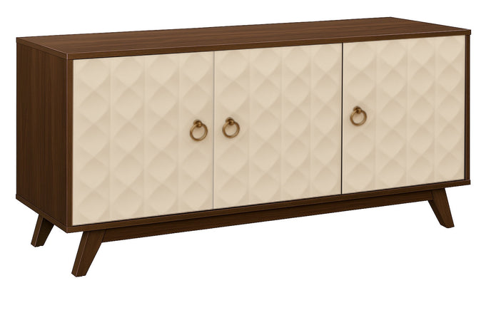 Echo Sideboard (Cream, Solid Wood) - Modern Storage Cabinet